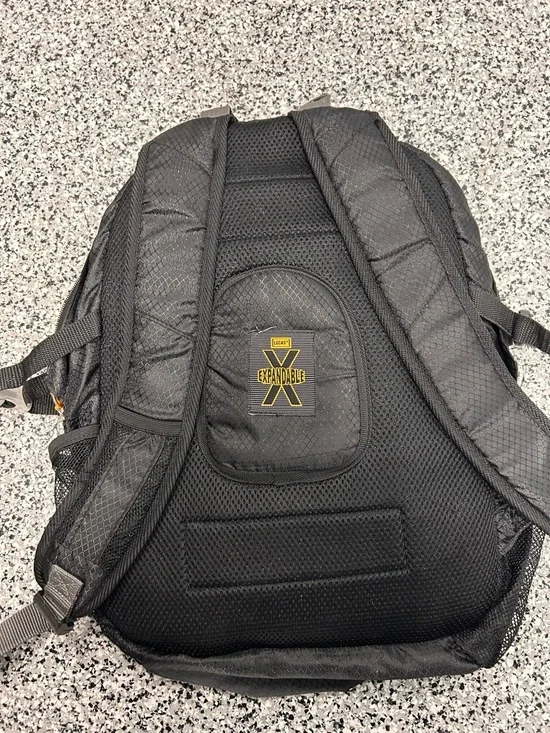 Lucas Men's Black and Orange Performance Backpack - Picture 4 of 4